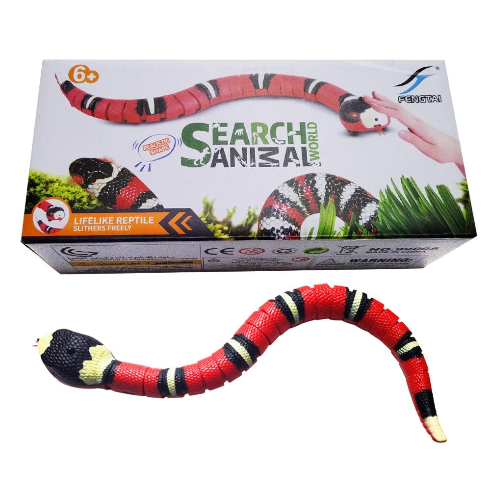 Smart Sensing Snake Toy for Cats